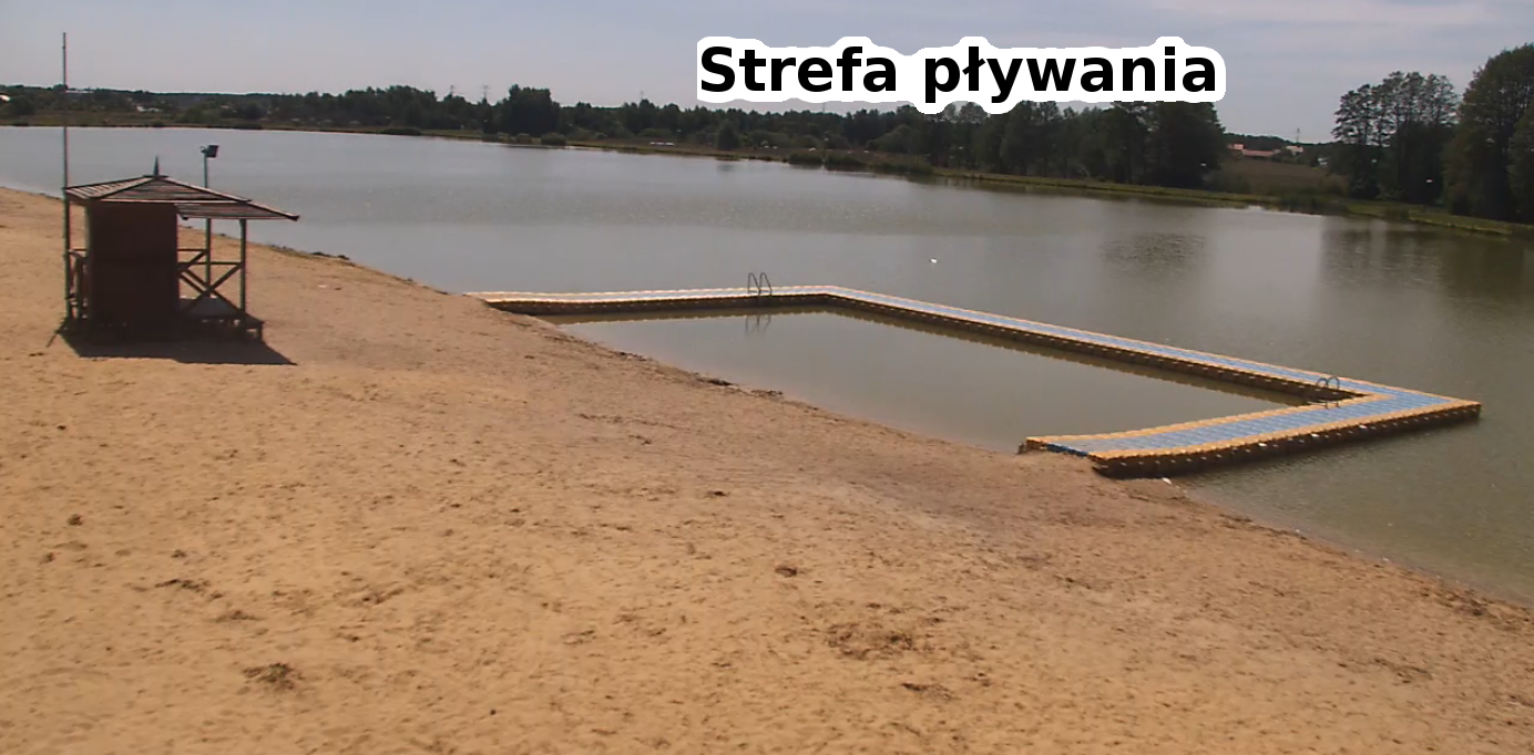 strefa pływania